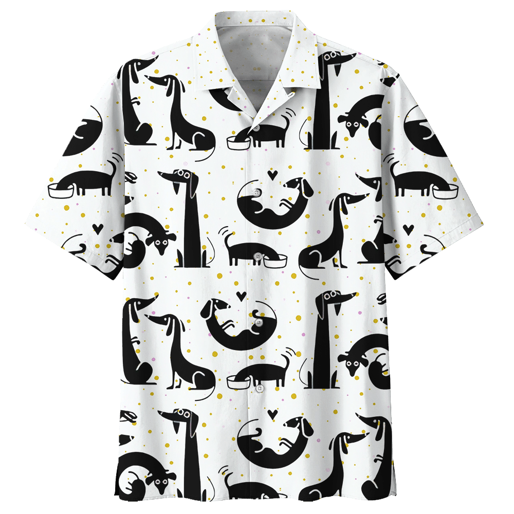 Dachshund Lover Aloha Hawaiian Shirt Colorful Short Sleeve Summer Beach Casual Shirt For Men And Women