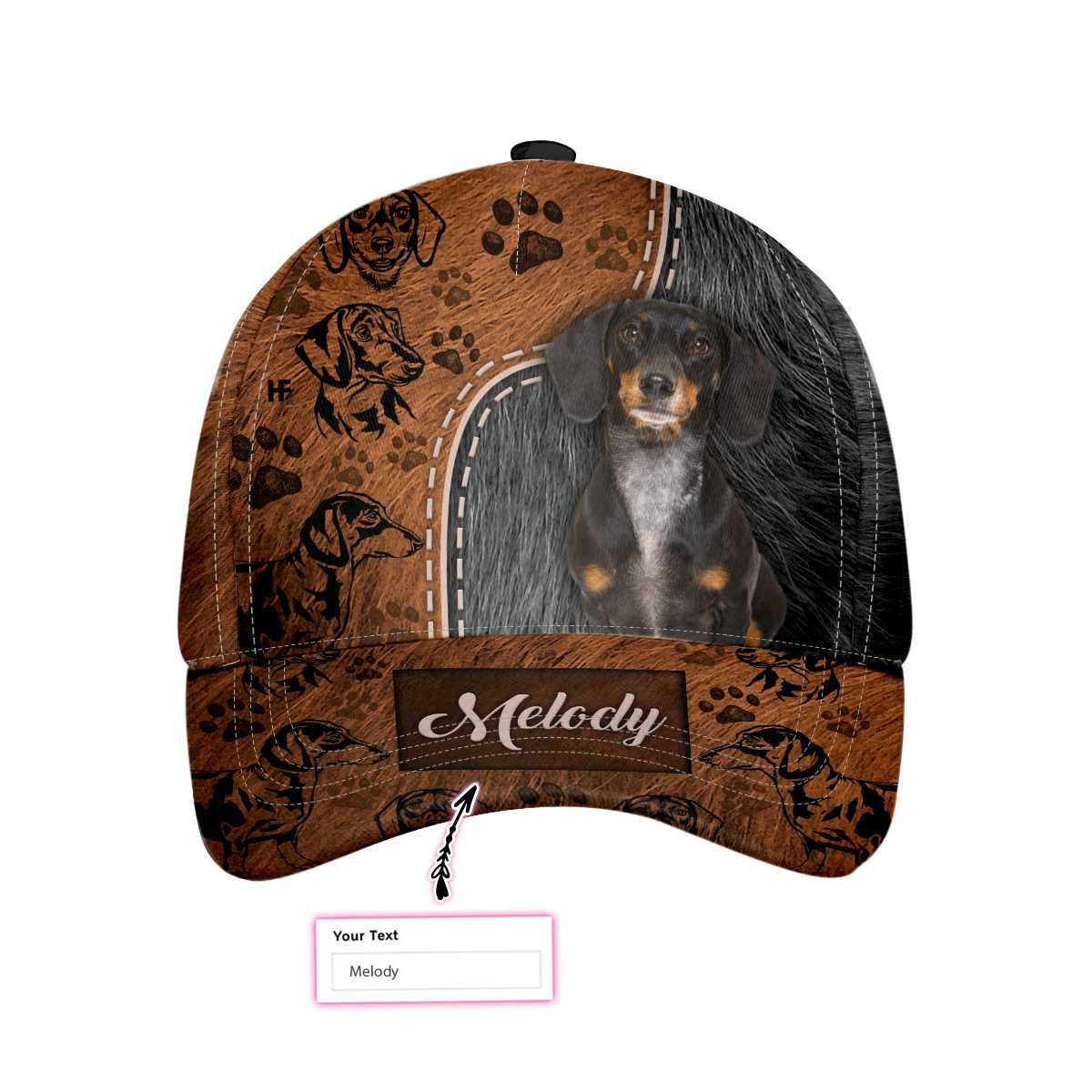 Dachshund Lover Custom Cap