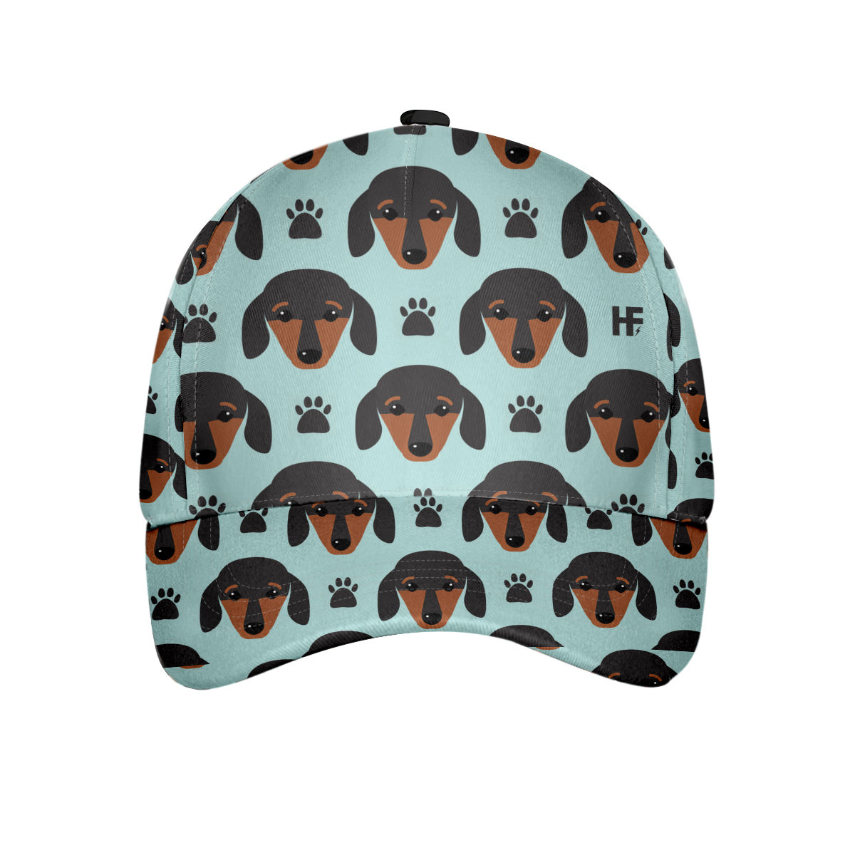 Dachshund Puppy Head Pattern Classic Cap