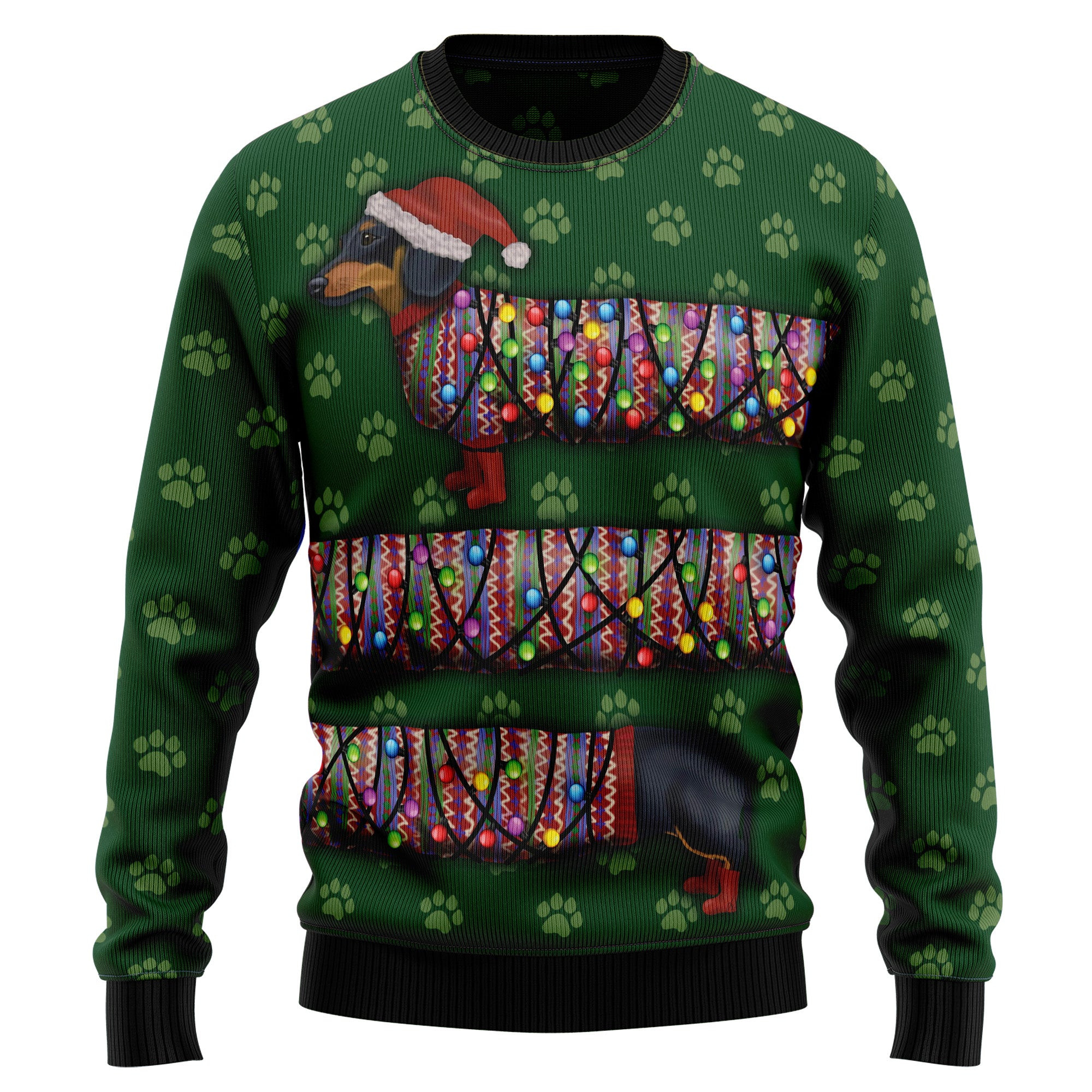 Dachshund Ugly Christmas Sweater