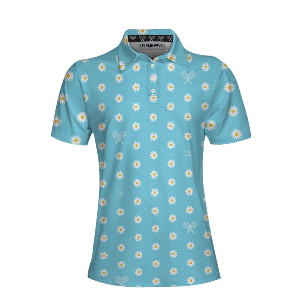 Daisy Tennis Shirt Short Sleeve Women Polo Shirt