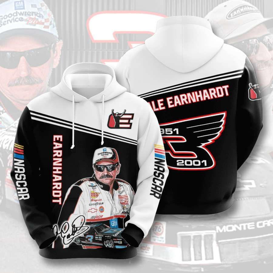 Dale Earnhardt No493 Custom Hoodie 3D All Over Print