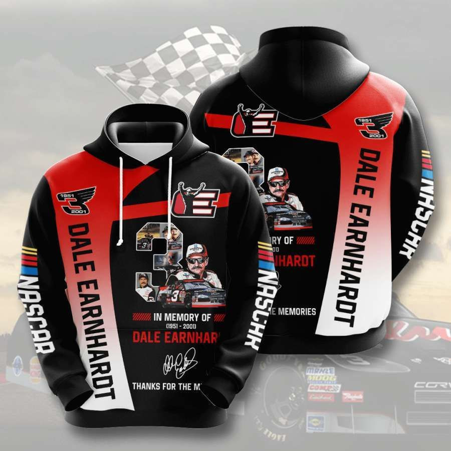 Dale Earnhardt No498 Custom Hoodie 3D All Over Print