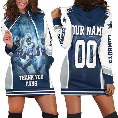 Dallas Cowboy Super Bowl 2021 Nfc East Division Champions Thank You Fans Personalized Hoodie Dress Sweater Dress Sweatshirt Dress