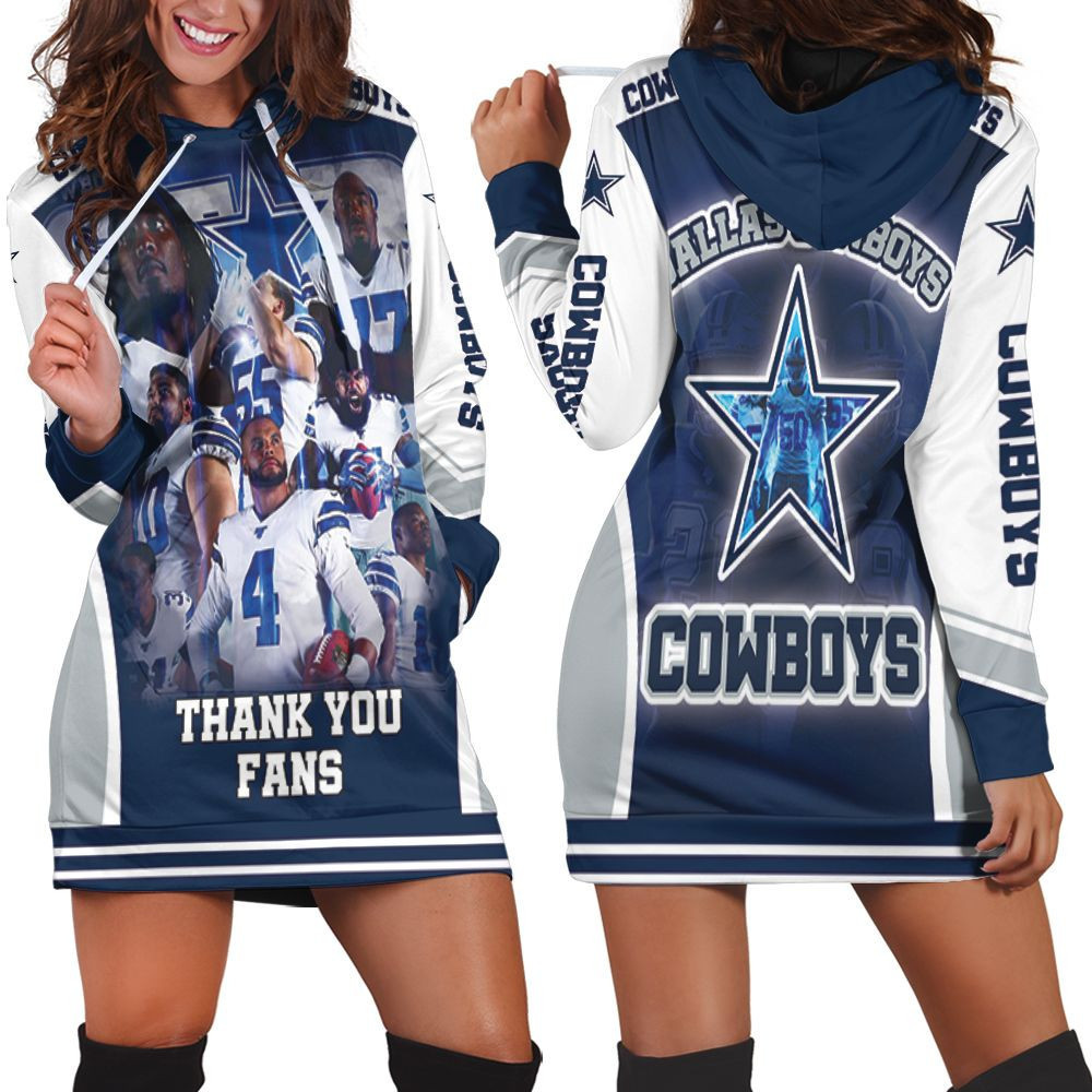 Dallas Cowboy Super Nfc East Division Champions Super Bowl 2021 Thank You Fans Hoodie Dress Sweater Dress Sweatshirt Dress