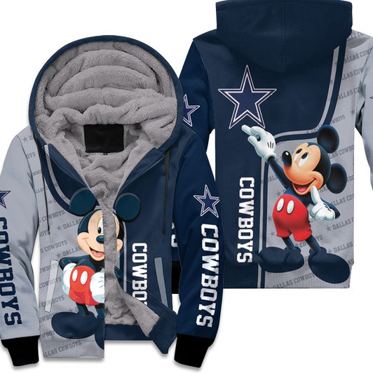 Dallas Cowboys 3D Fleece Hoodie