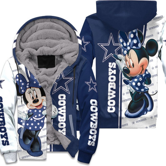 Dallas Cowboys 3D Fleece Hoodie