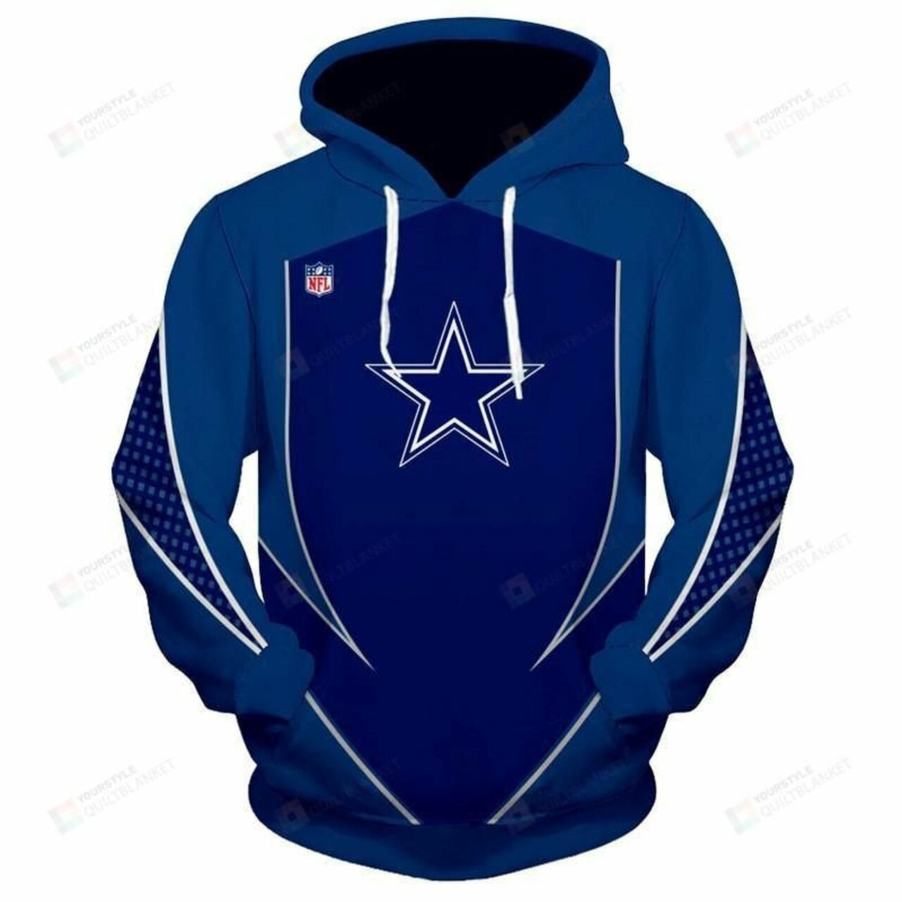 Dallas Cowboys 3d All Over Print Hoodie
