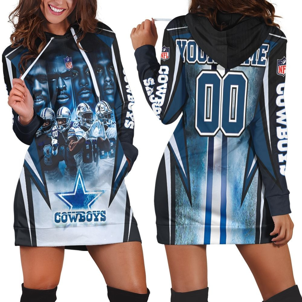 Dallas Cowboys 88 Drew Pearson Michael Irvin Dez Bryant Ceedee Lamb 3d Hoodie Dress Sweater Dress Sweatshirt Dress