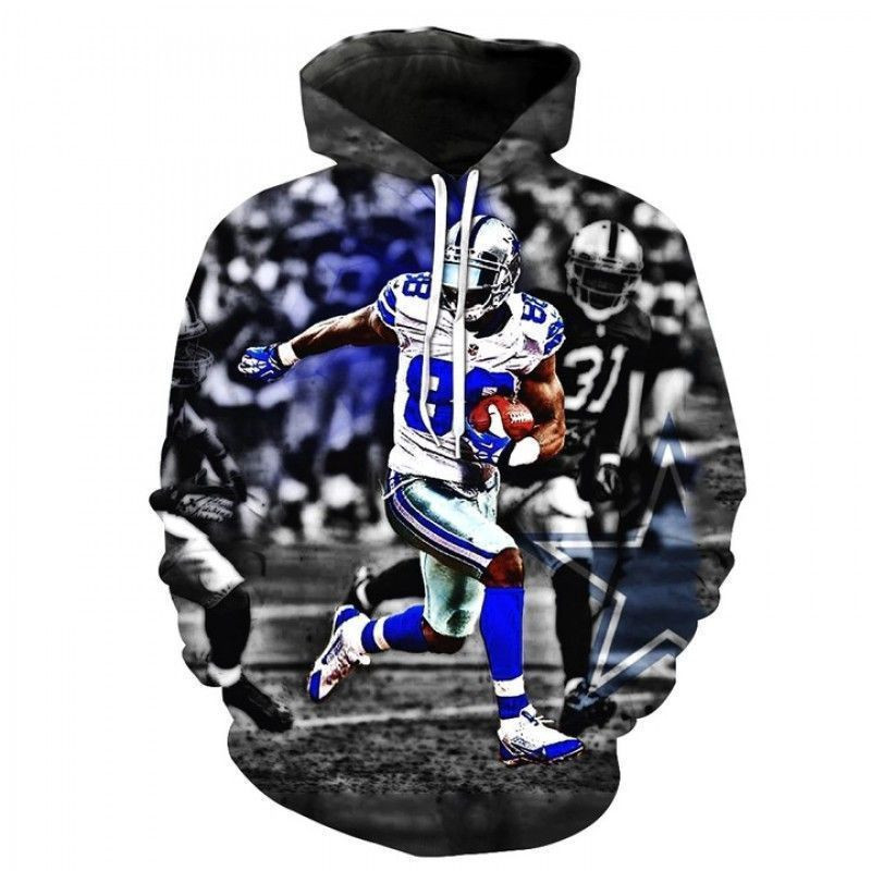 Dallas Cowboys 88 Pullover And Zippered Hoodies Custom 3D Dallas Cowboys Graphic Printed 3D Hoodie All Over Print Hoodie For Men For Women