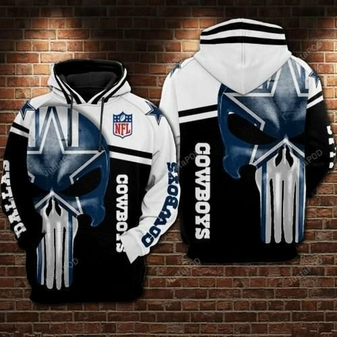 Dallas Cowboys Football For Unisex 3d All Over Print Hoodie