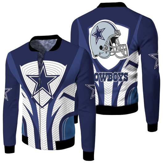 Dallas Cowboys For Cowboys Fan Fleece Bomber Jacket