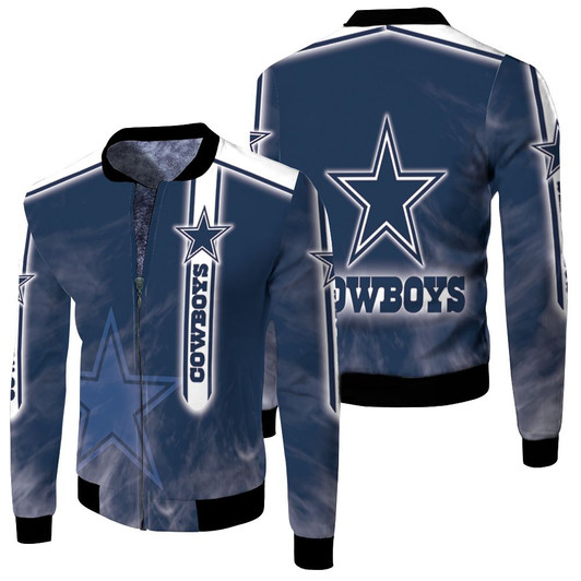 Dallas Cowboys For Cowboys Lover Fleece Bomber Jacket