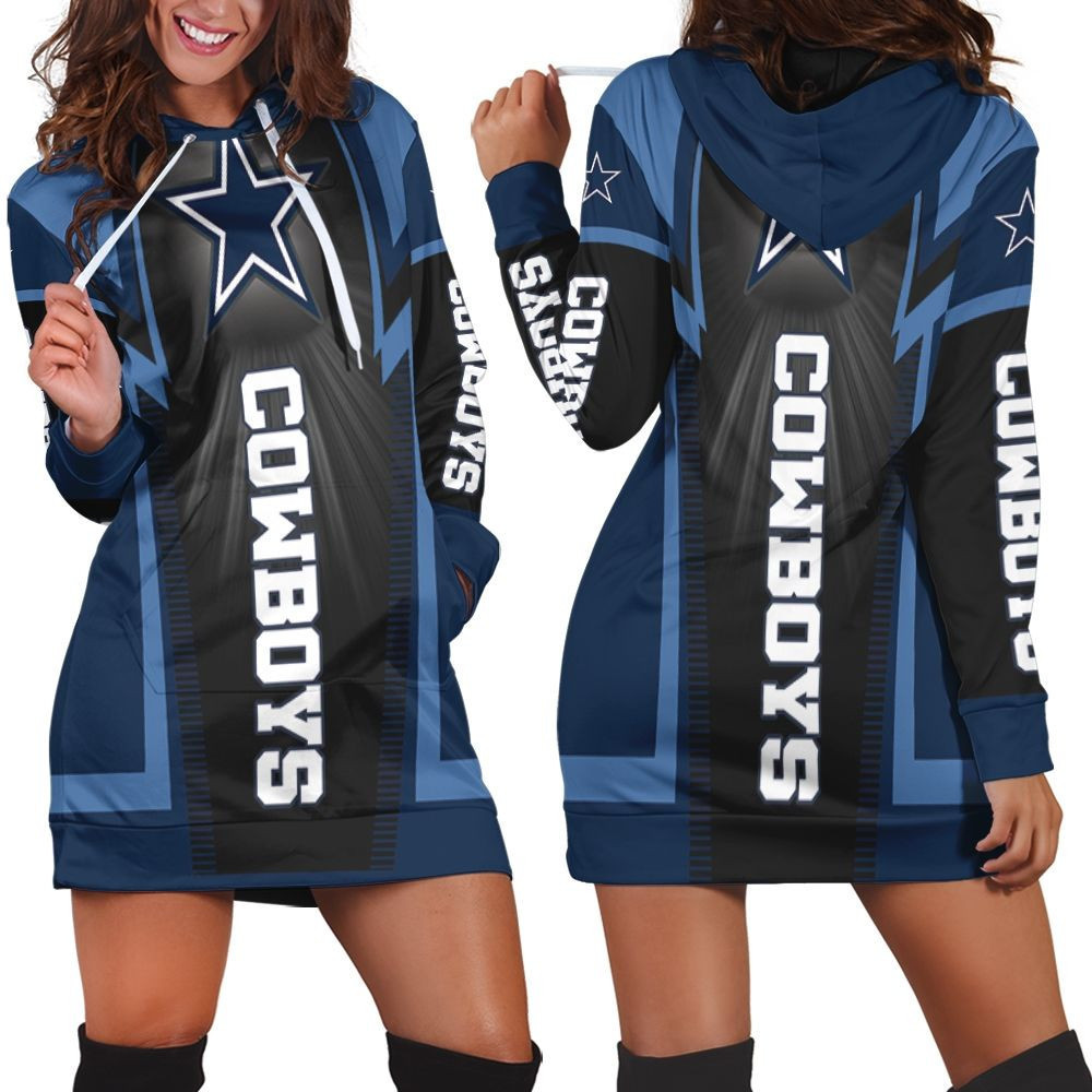 Dallas Cowboys For Fans Hoodie Dress Sweater Dress Sweatshirt Dress