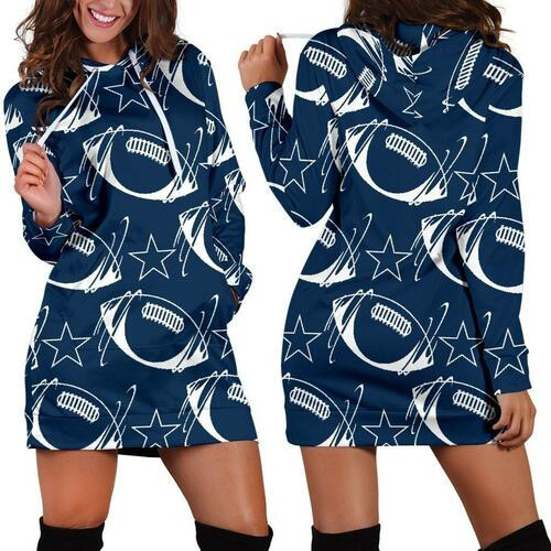 Dallas Cowboys Hoodie Dress Sweater Dress Sweatshirt Dress 3d All Over Print For Women Hoodie