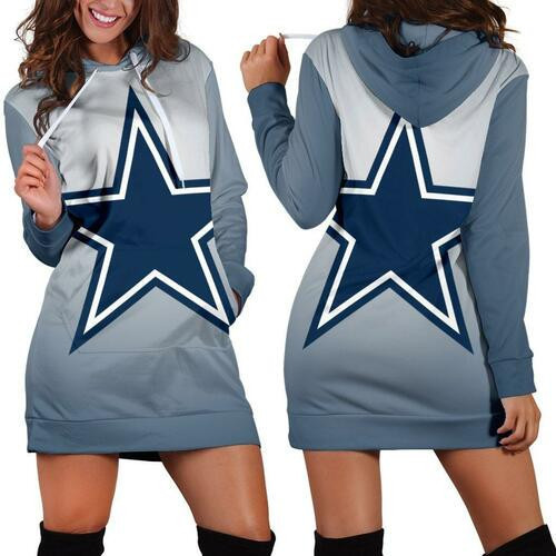 Dallas Cowboys Hoodie Dress Sweater Dress Sweatshirt Dress 3d All Over Print For Women Hoodie