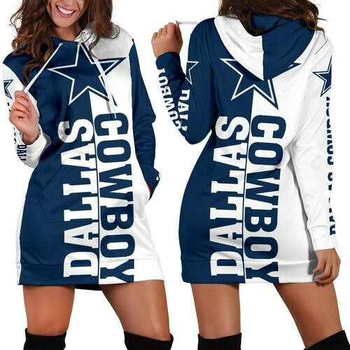 Dallas Cowboys Hoodie Dress Sweater Dress Sweatshirt Dress 3d All Over Print For Women Hoodie