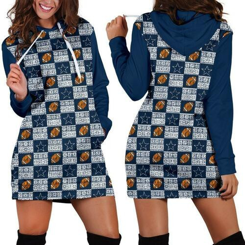 Dallas Cowboys Hoodie Dress Sweater Dress Sweatshirt Dress 3d All Over Print For Women Hoodie