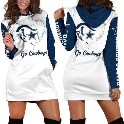 Dallas Cowboys Hoodie Dress Sweater Dress Sweatshirt Dress 3d All Over Print For Women Hoodie