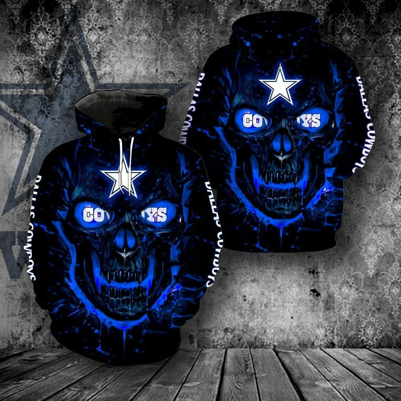 Dallas Cowboys New Full All Over Print 3d Hoodie For Men And Women