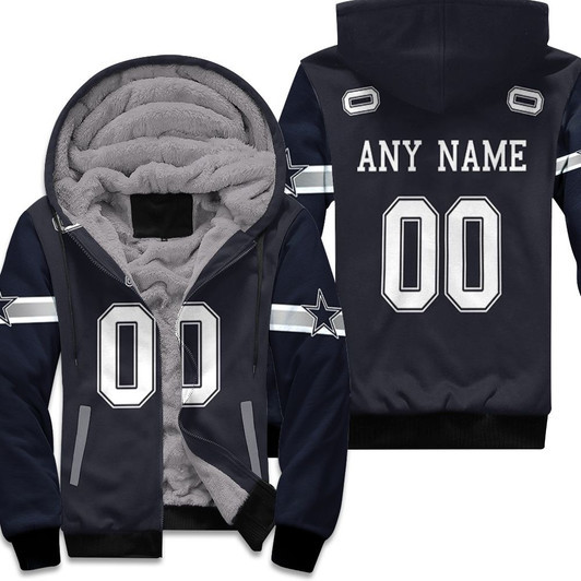 Dallas Cowboys Nfl American Football Team Pro Line Navy Jersey Style Custom Gift For Cowboys Fans Fleece Hoodie