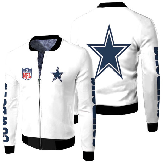 Dallas Cowboys Nfl Fan For Cowboys Lovers Fleece Bomber Jacket