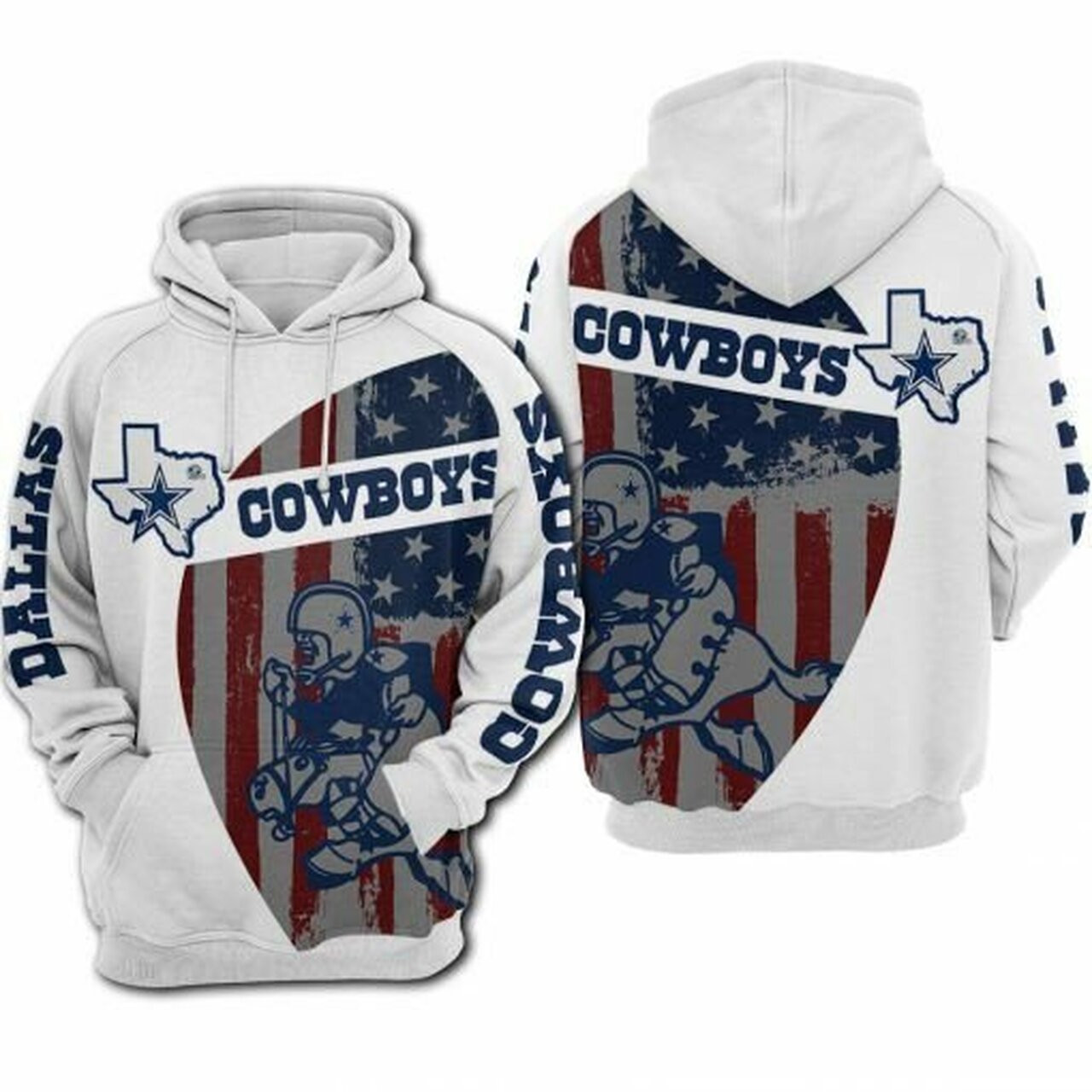 Dallas Cowboys Nfl Football Flag American 3d Hoodie For Men For Women Dallas Cowboys All Over Printed Hoodie Dallas Cowboys 3d Full Printing Shirt