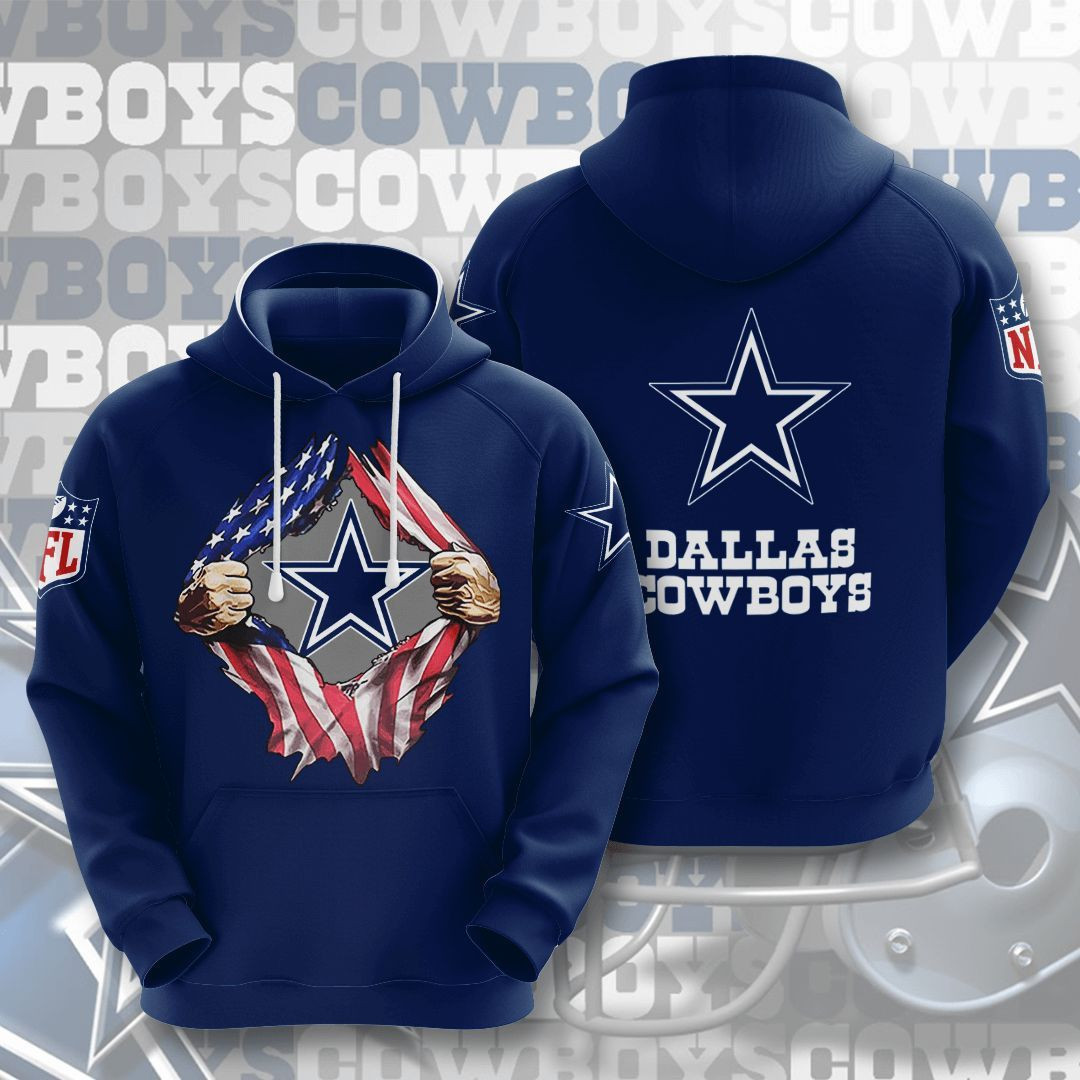 Dallas Cowboys No501 Custom Hoodie 3D All Over Print