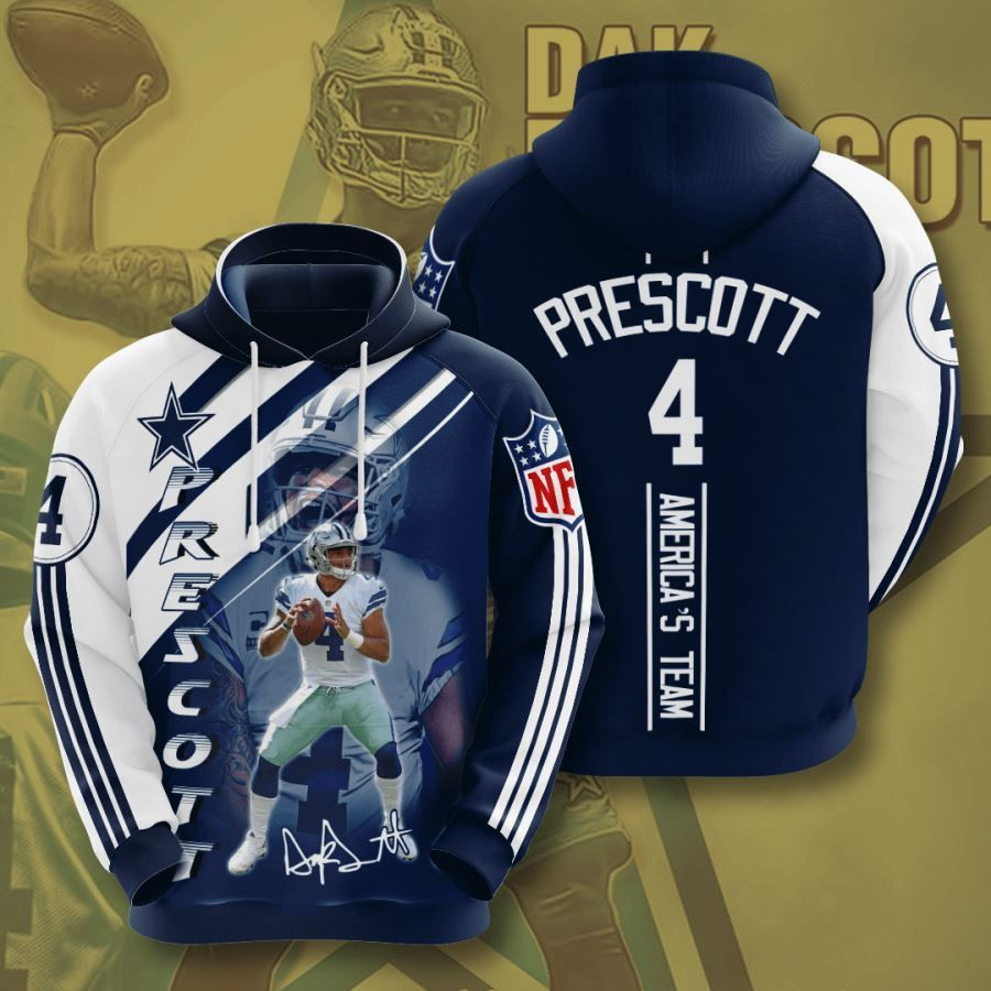 Dallas Cowboys No517 Custom Hoodie 3D All Over Print