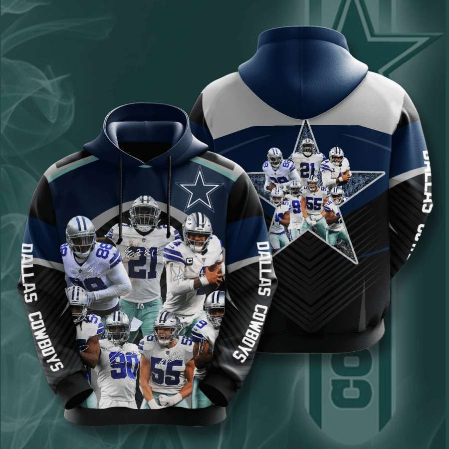 Dallas Cowboys No519 Custom Hoodie 3D All Over Print