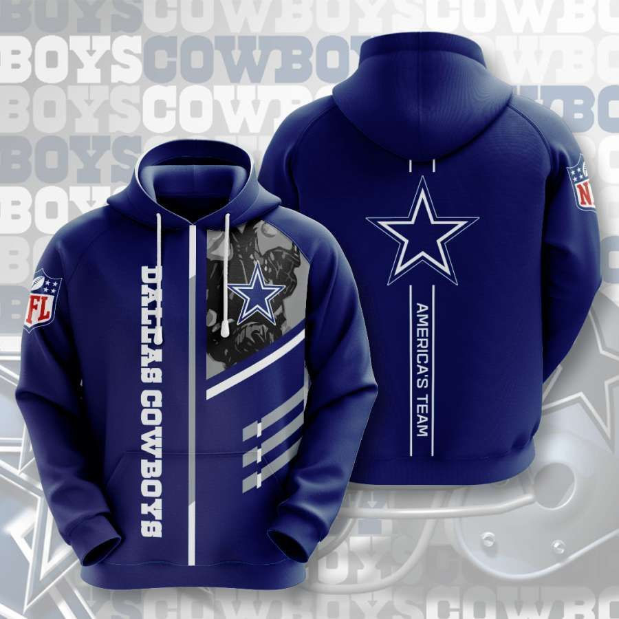 Dallas Cowboys No523 Custom Hoodie 3D All Over Print