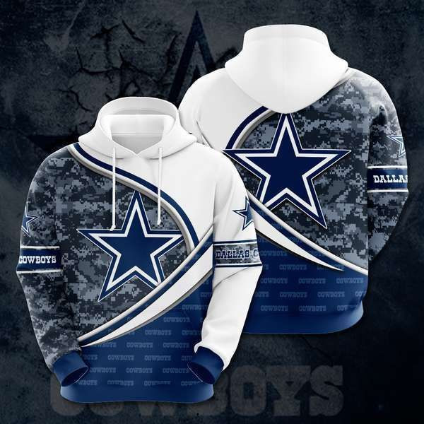 Dallas Cowboys No524 Custom Hoodie 3D All Over Print