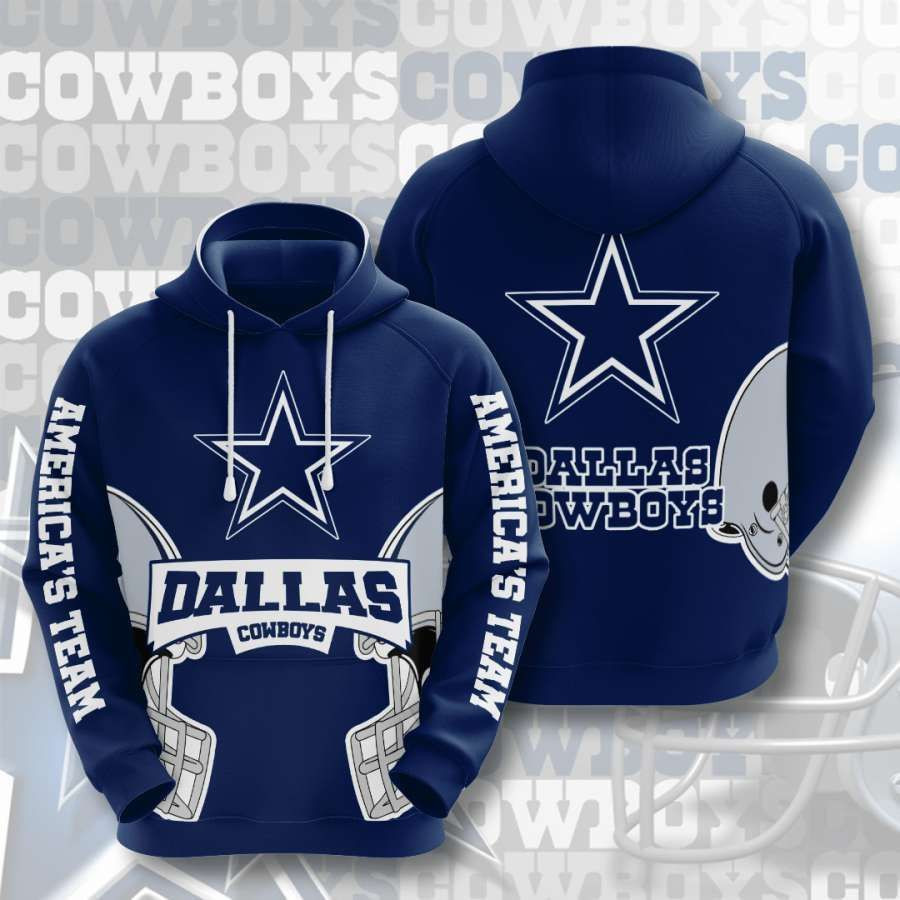 Dallas Cowboys No528 Custom Hoodie 3D All Over Print