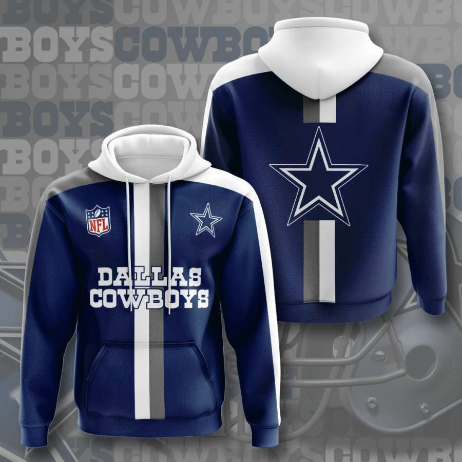 Dallas Cowboys No532 Custom Hoodie 3D All Over Print