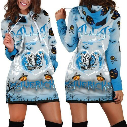 Dallas Mavericks Hoodie Dress Sweater Dress Sweatshirt Dress 3d All Over Print For Women For Halloween Hoodie