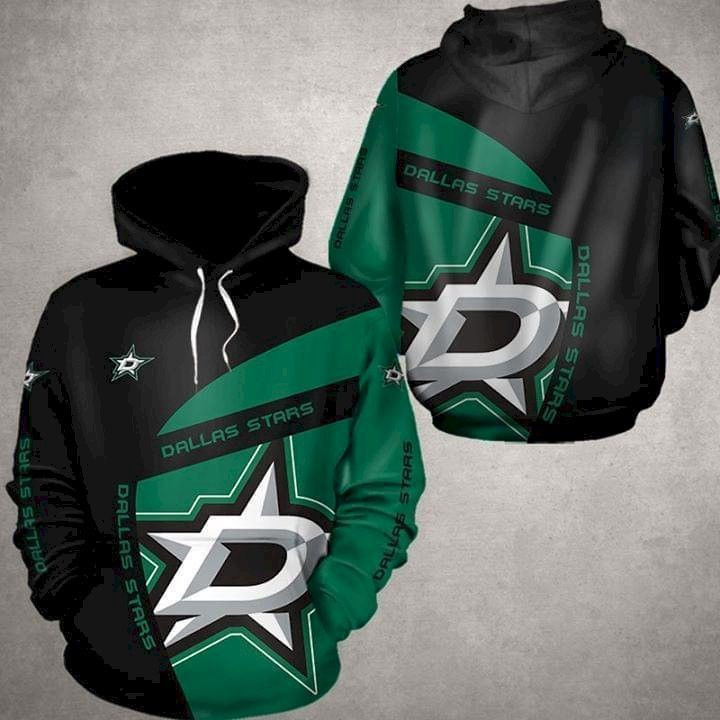 Dallas Stars Nhl For Stars Lover Pullover And Zippered Hoodies Custom 3D Graphic Printed 3D Hoodie All Over Print Hoodie For Men For Women