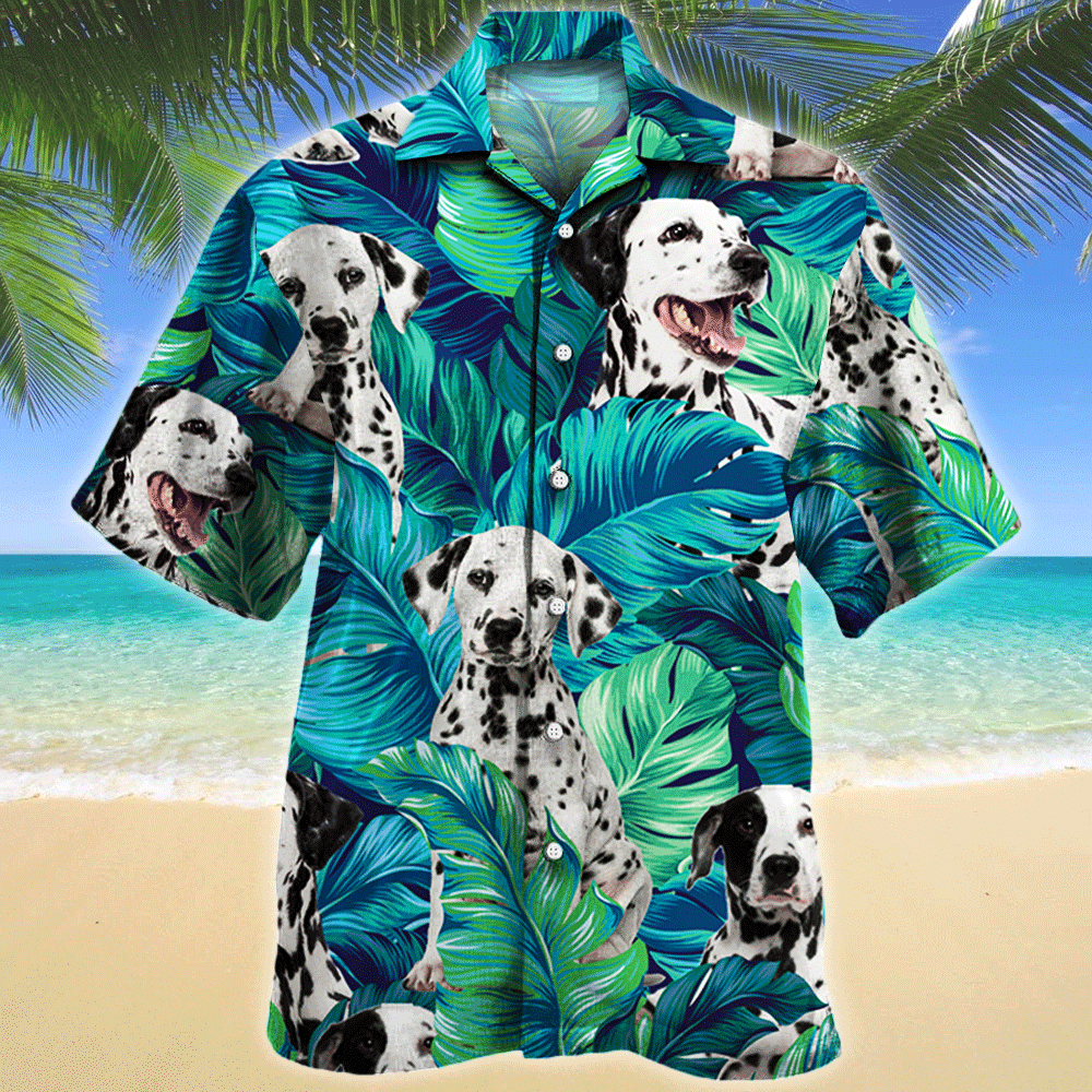 Dalmatian Dog Lovers Gift Hawaii Shirt Hawaiian Shirt For Men