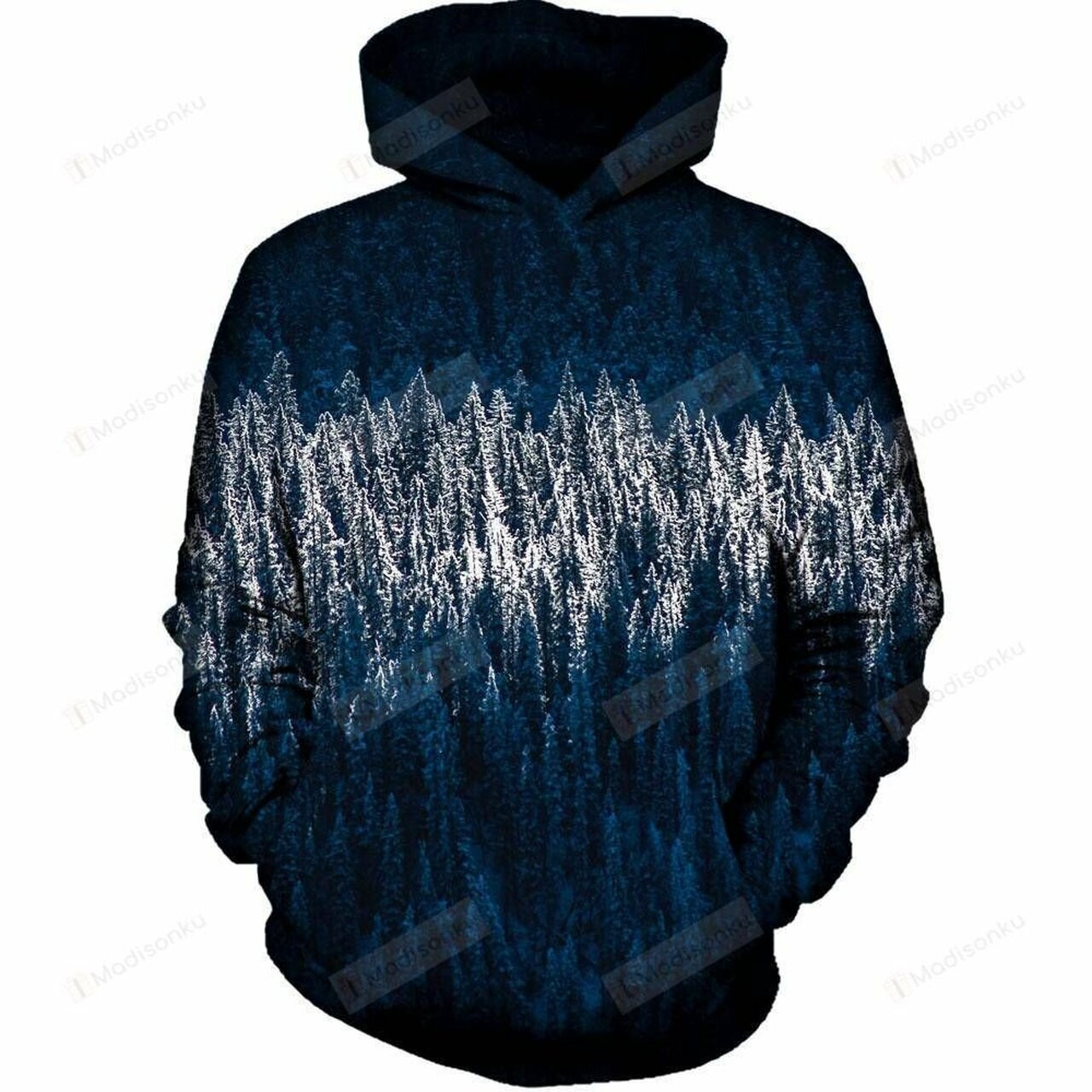 Dark Pines 3d All Over Printed Hoodie