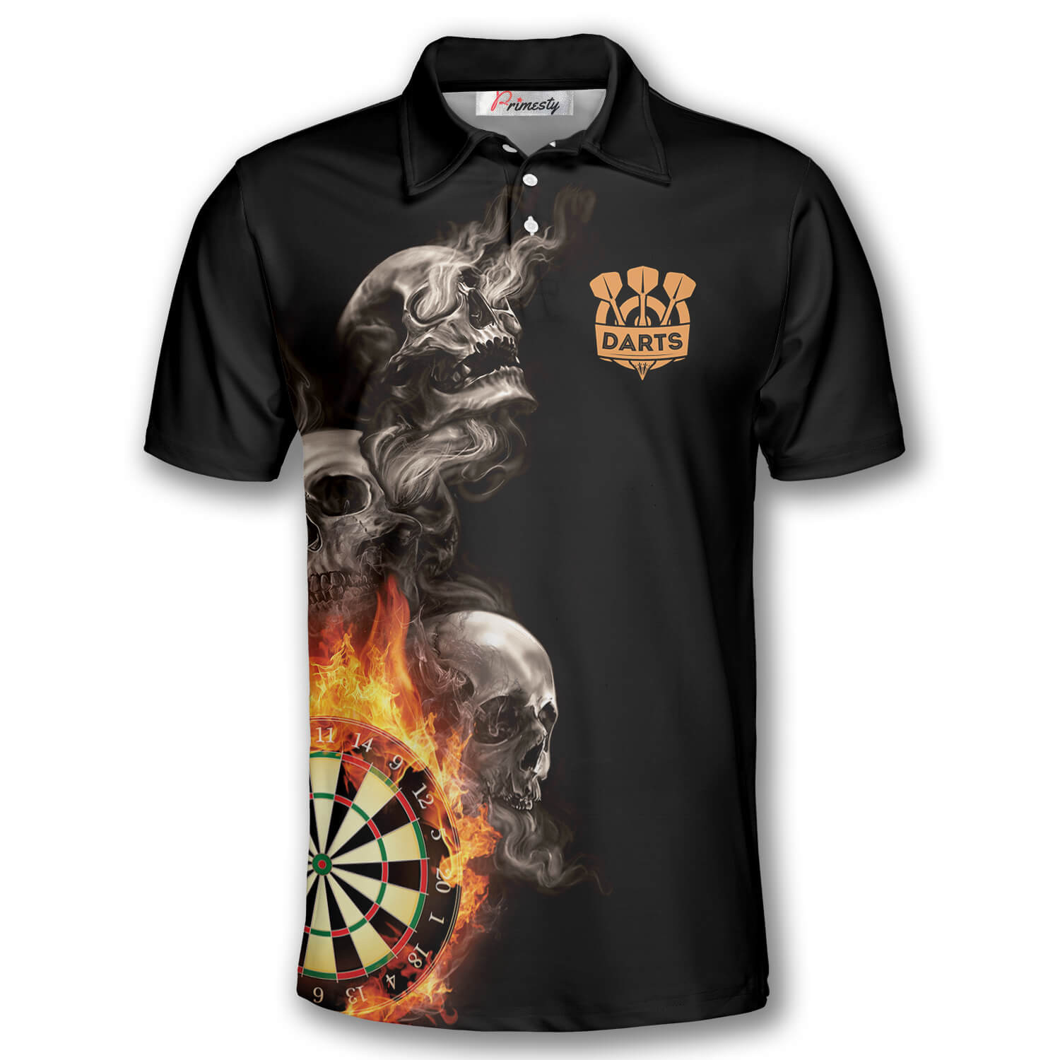 Darts Hello Darkness My Old Friends Play With You Again Darts Shirts for Men Darts Polo Shirt