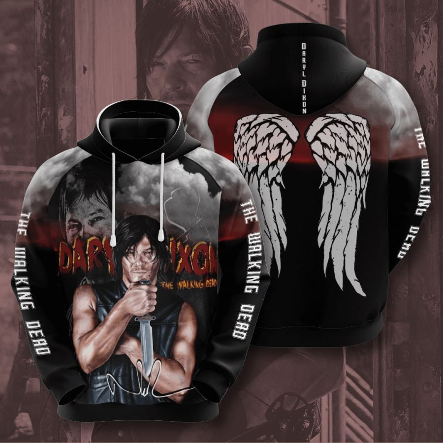 Daryl Dixon No550 Custom Hoodie 3D All Over Print