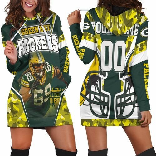 David Bakhtiari 69 Green Bay Packers Nfc North Champions Super Bowl 2021 Personalized Hoodie Dress Sweater Dress Sweatshirt Dress
