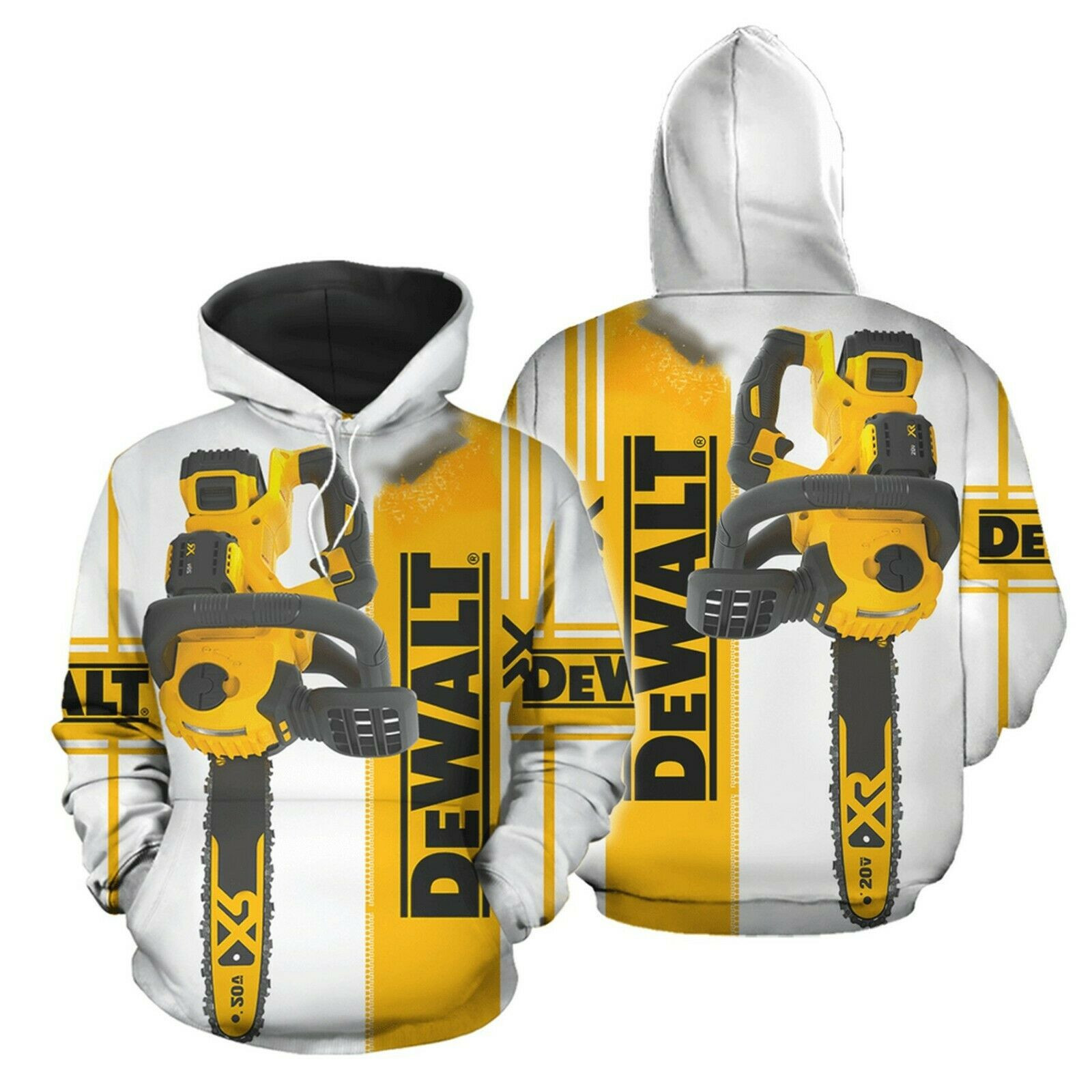 DeWalt Chainsaw Hoodie 3D All Over Prints Size S