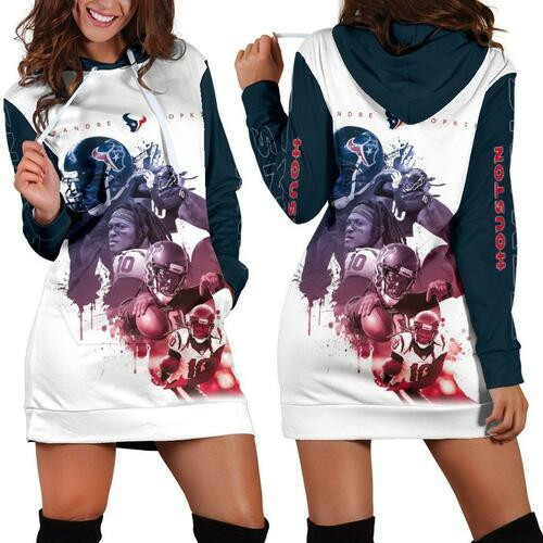 Deandre Hopkins Hoodie Dress Sweater Dress Sweatshirt Dress 3d All Over Print For Women Hoodie