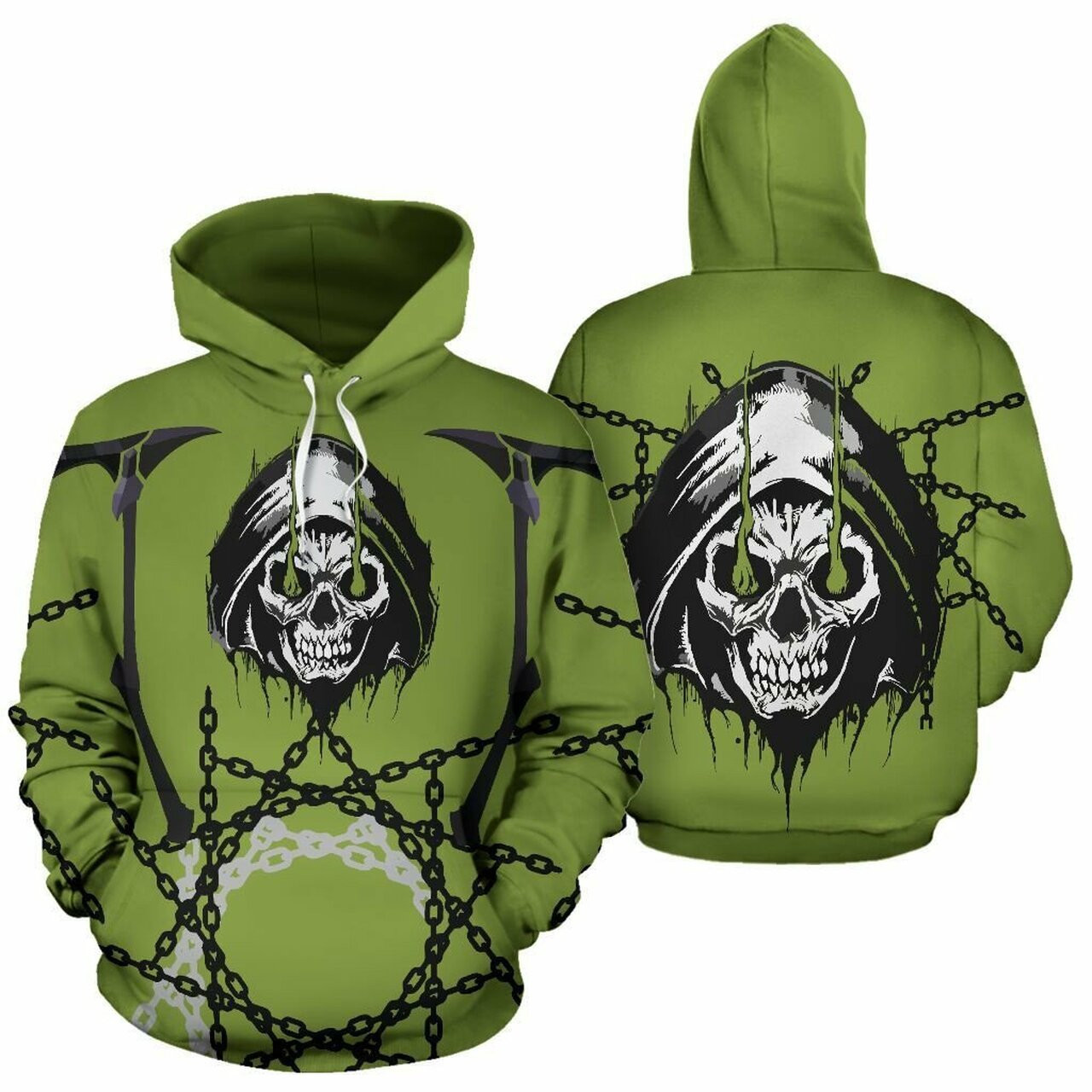 Death 3d All Over Print Hoodie