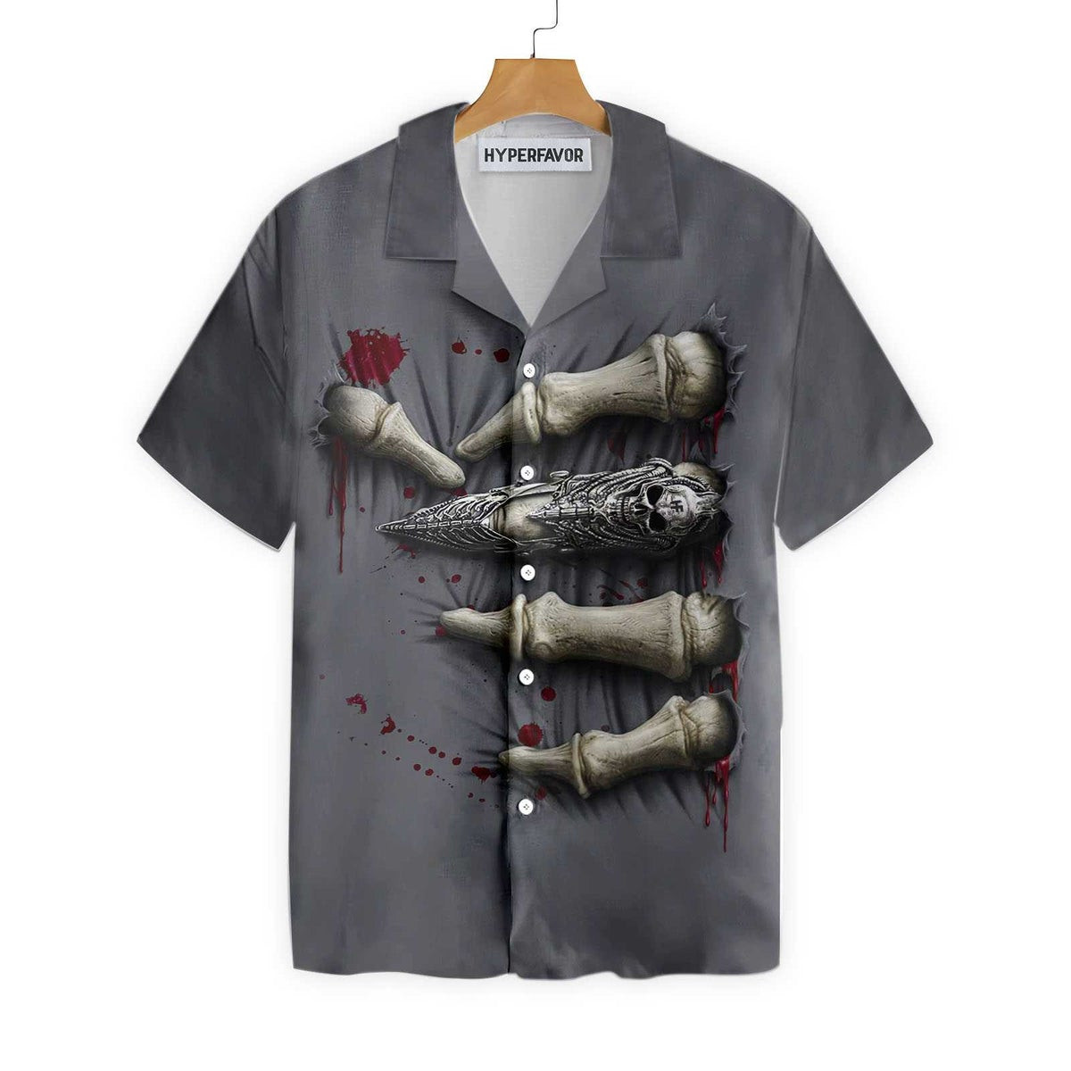 Death Hand Halloween Shirt Hawaiian Shirt