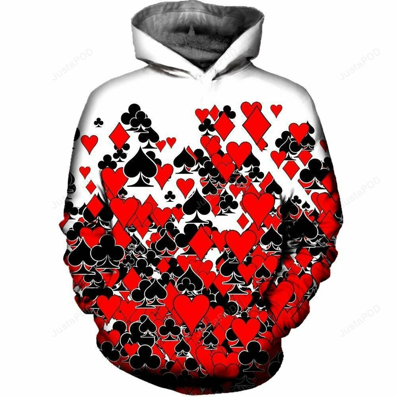 Deck Of Cards 3d All Over Printed Hoodie