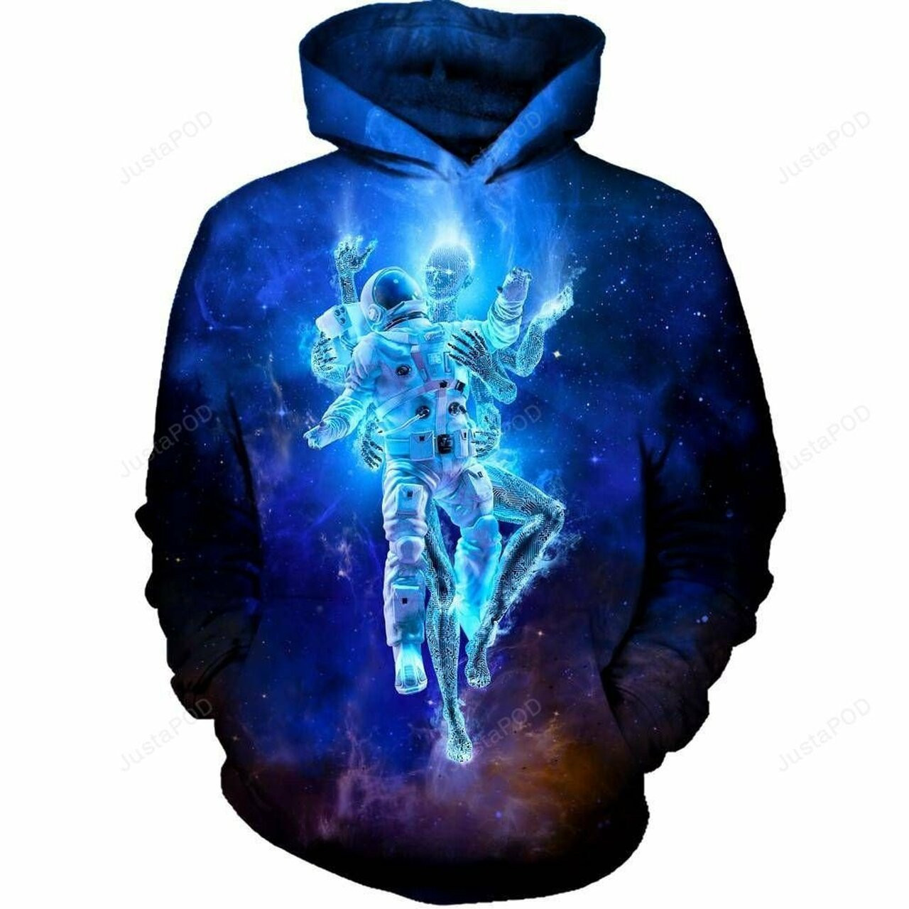 Deep Space Embrace 3d All Over Printed Hoodie