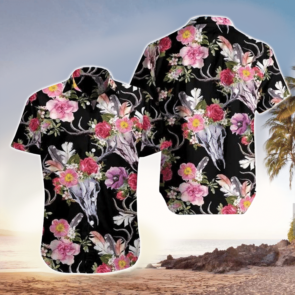 Deer Hawaiian Shirt Perfect Deer Terrier Clothing Shirt for Men and Women