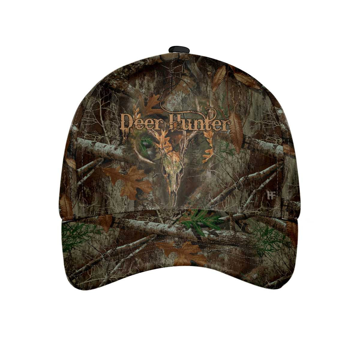 Deer Hunter With Vintage Pattern Cap