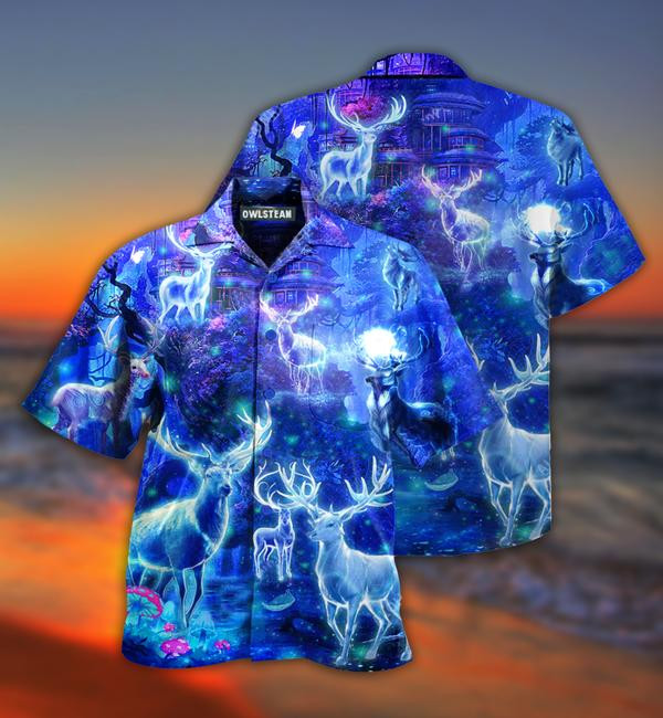 Deer In Mythology Limited - Hawaiian Shirt - Hawaiian Shirt For Men